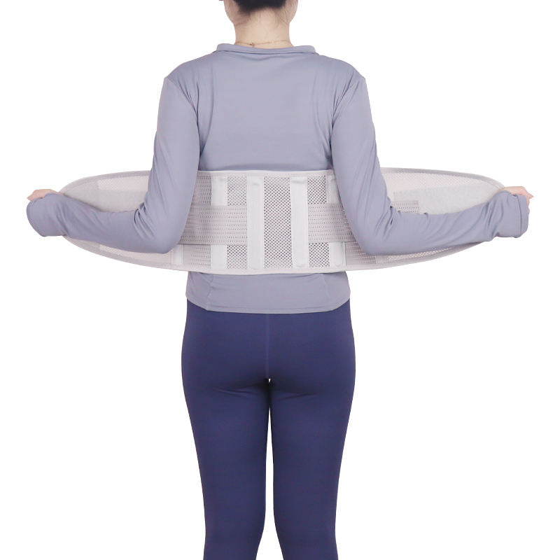 Breathable Adjustable Lumbar Support Belt — view 1