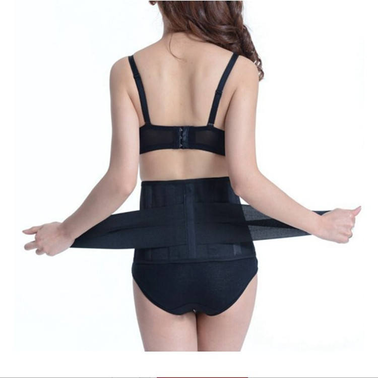 Breathable Mesh Lumbar Support Belt with Four Steel Stays — view 3